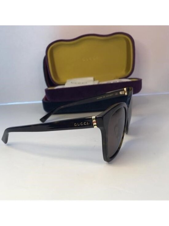 ? Authentic Gucci Brown Butterfly Ladies Sunglasses GG0459SA 002 main image 5